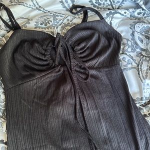 black see through beach cover up